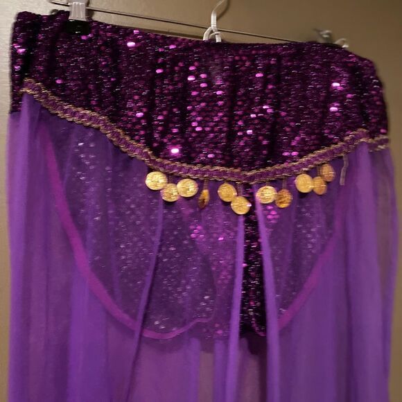 Genie Costume Purple Size XL - Picture 3 of 11